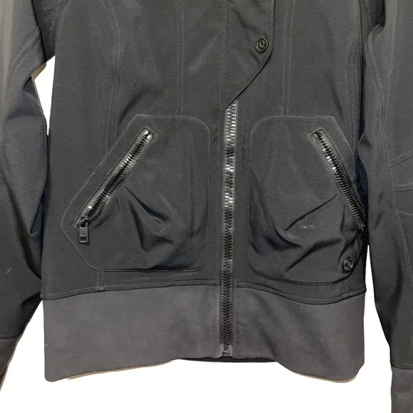Lululemon Escapade Hooded Soft Shell Jacket Woman Size 8 - Picture 4 of 7